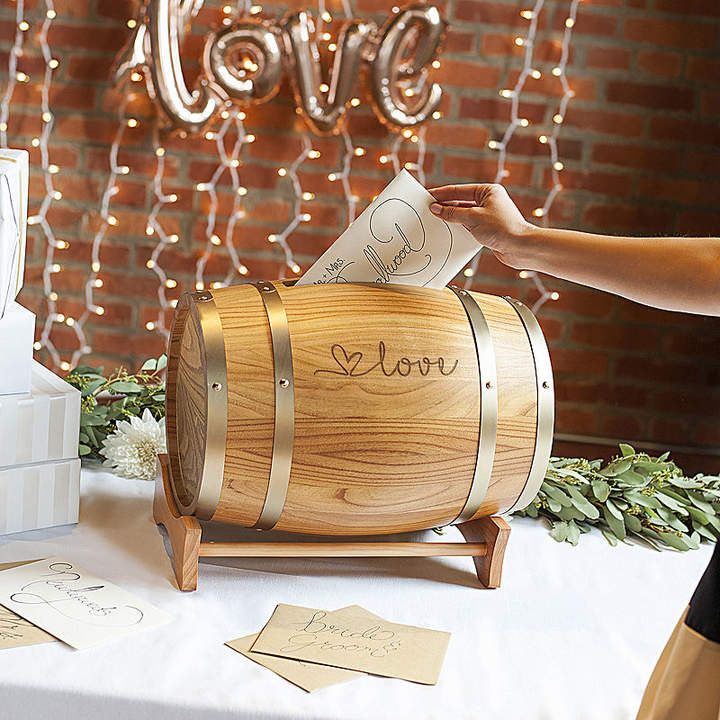 Barrel Wedding Card Holder