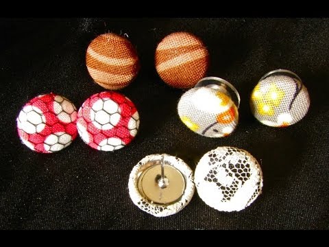 Button Earrings