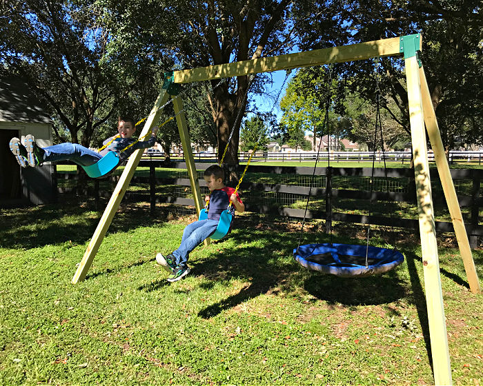 DIY Swing Set - How to Easily Build Your Own - create and find