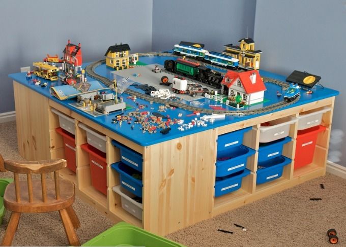 Easy DIY Lego Table with Storage