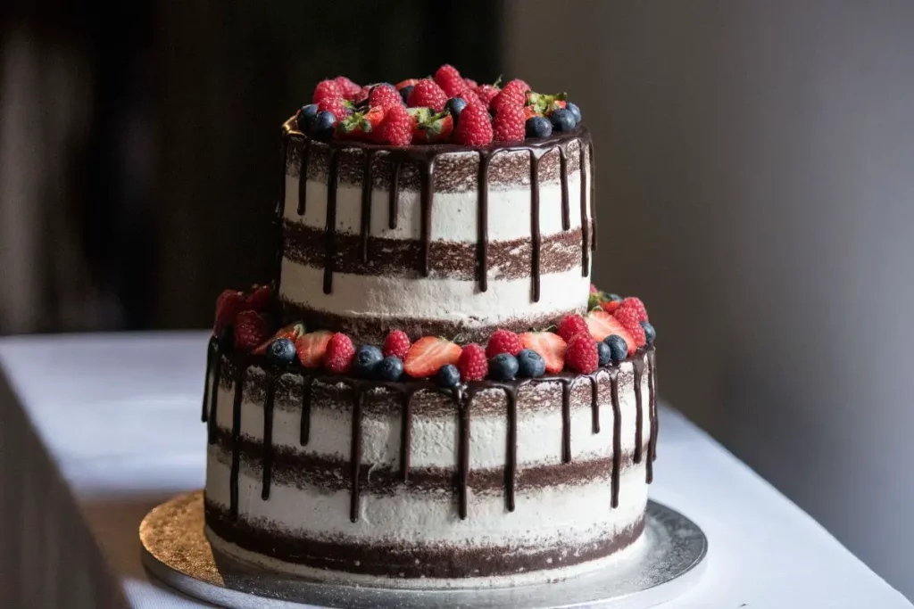 Fresh Fruit Toppings Wedding Cake.jpg