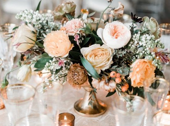 Garden Rose Centerpiece