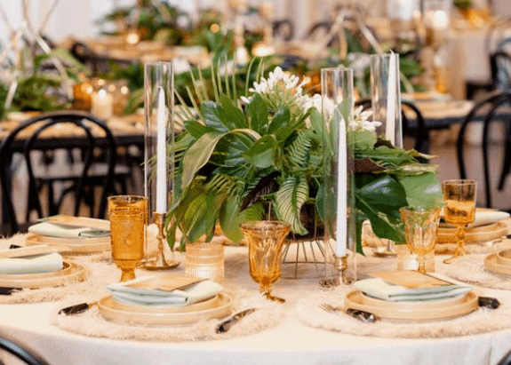 Glassware Centerpiece