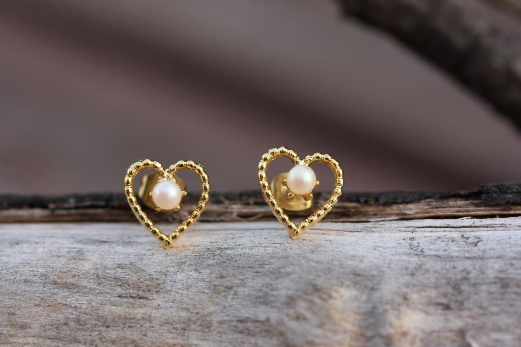 Heart-Shaped Earrings