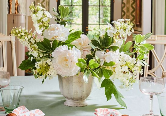 Peonies Centerpiece