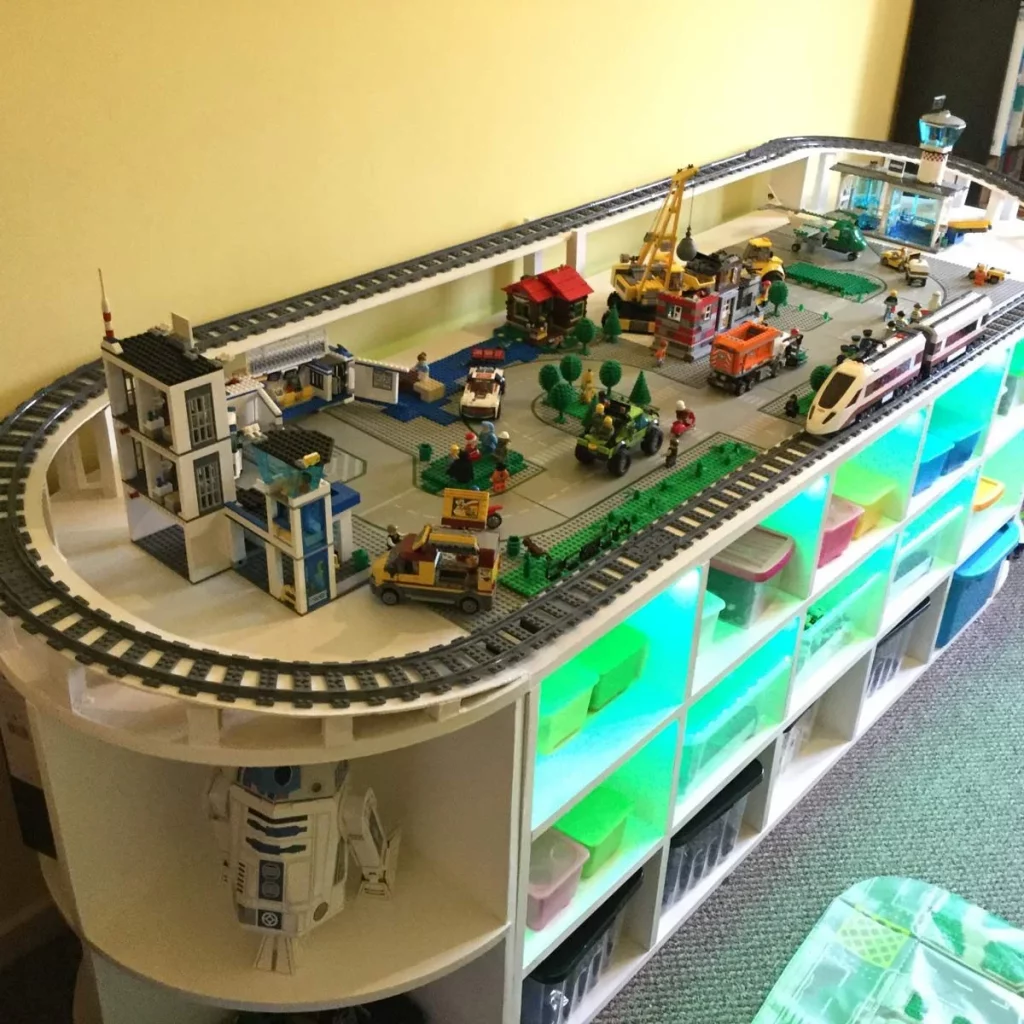 Train and Lego Table