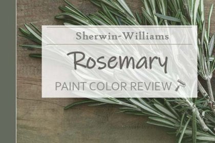 Sherwin Williams Rosemary SW 6187 – A Dark Sage Green