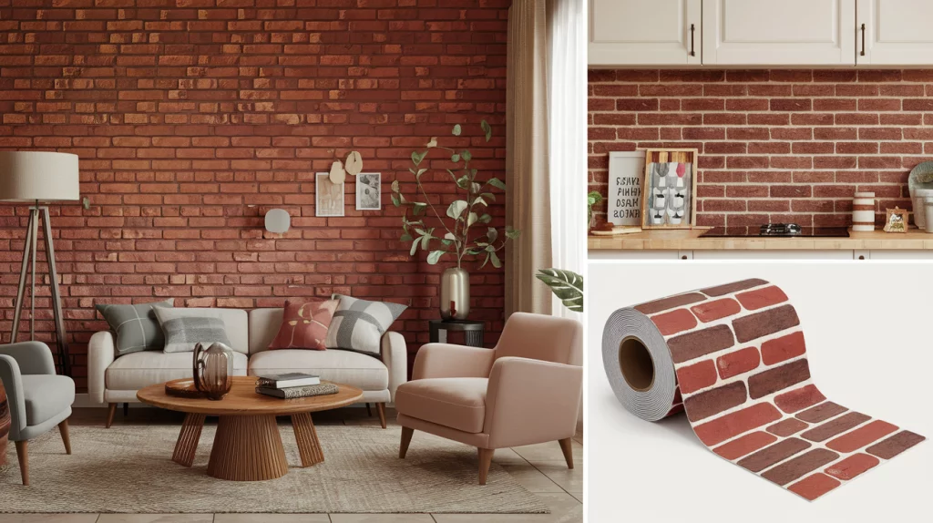 Benefits of Peel and Stick Faux Brick