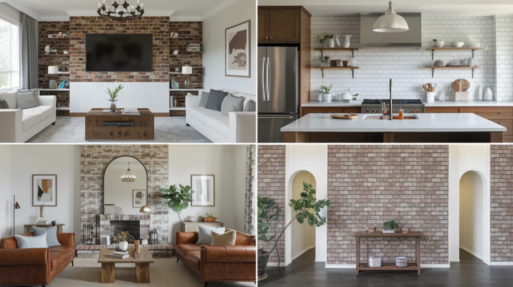 Creative Uses for Peel and Stick Faux Brick