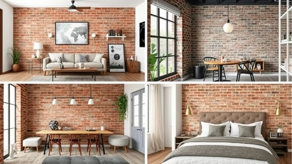 Creative Ways to Use a Faux Brick Wall