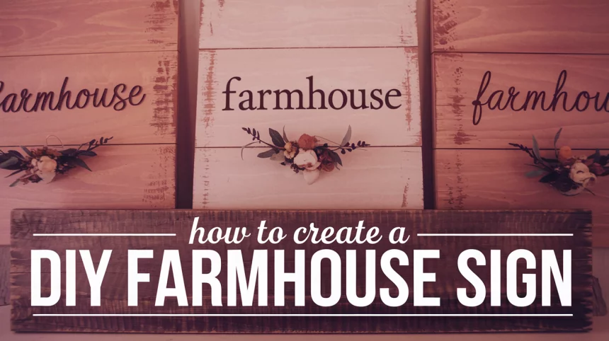 diy farmhouse sign