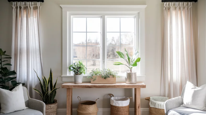 farmhouse window trim