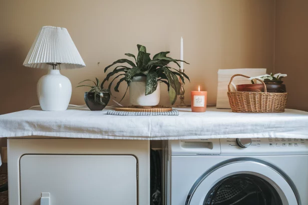 folding table over washer and dryer