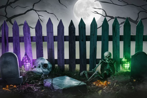 halloween fence