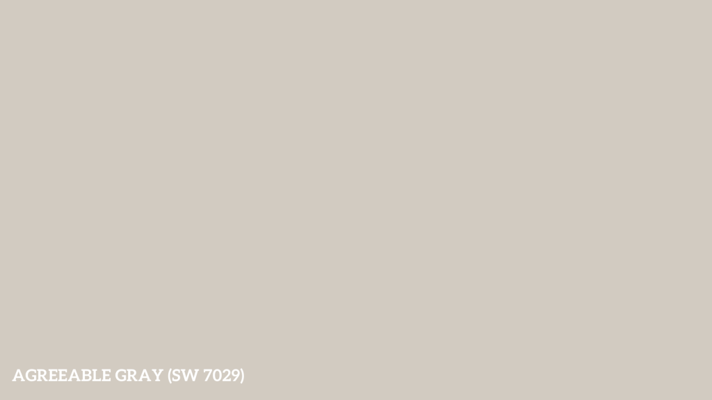 Agreeable Gray (SW 7029)