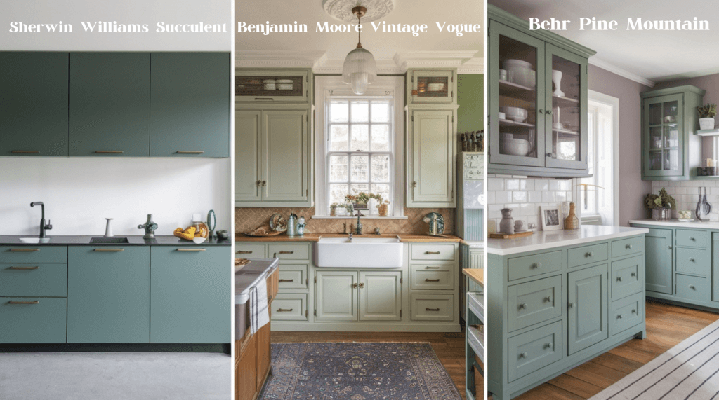 Alternatives to Pewter Green for Cabinets