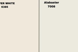 Dover White vs Alabaster