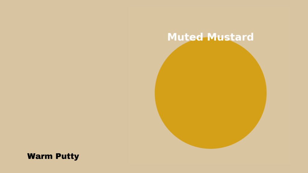 Muted Mustard & Warm Putty