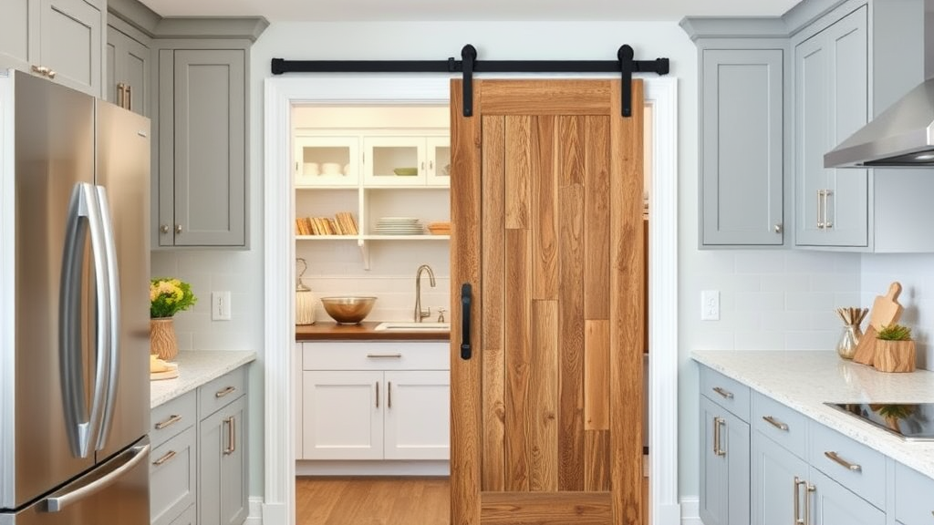 Sliding Barn Door Pantry