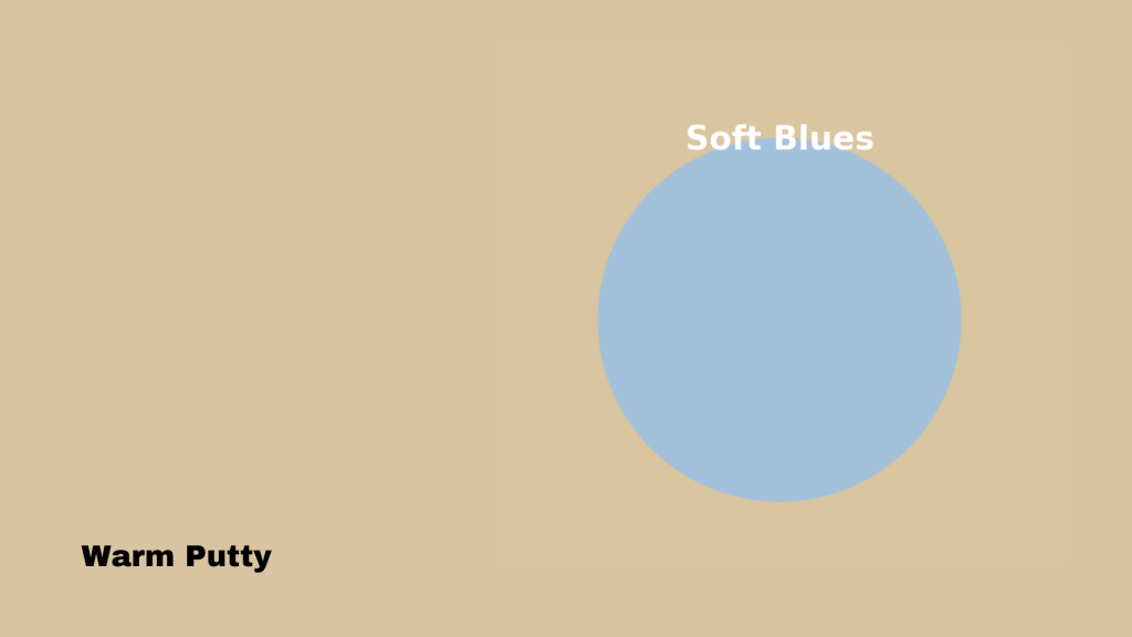 Soft Blues & Warm Putty