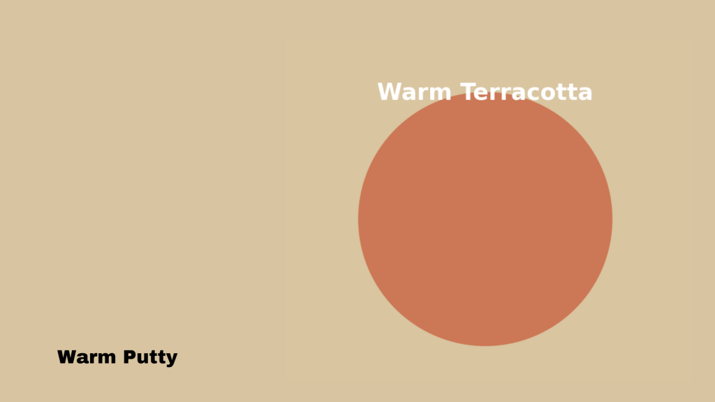 Warm Terracotta & Warm Putty