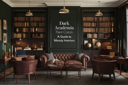 dark academia paint colors