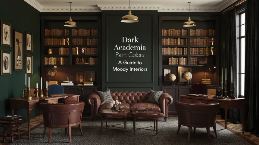 dark academia paint colors