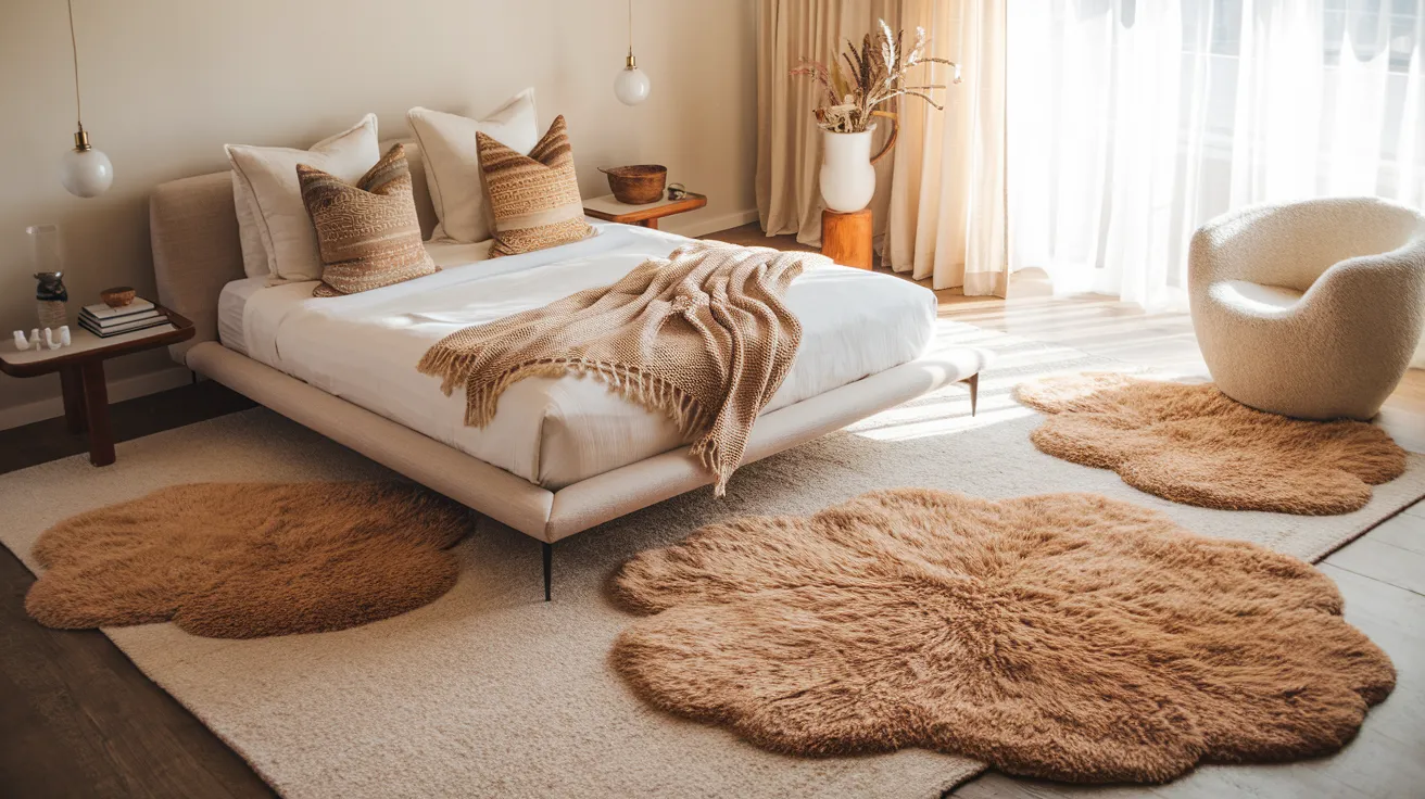 Bedroom_Rug_Layering