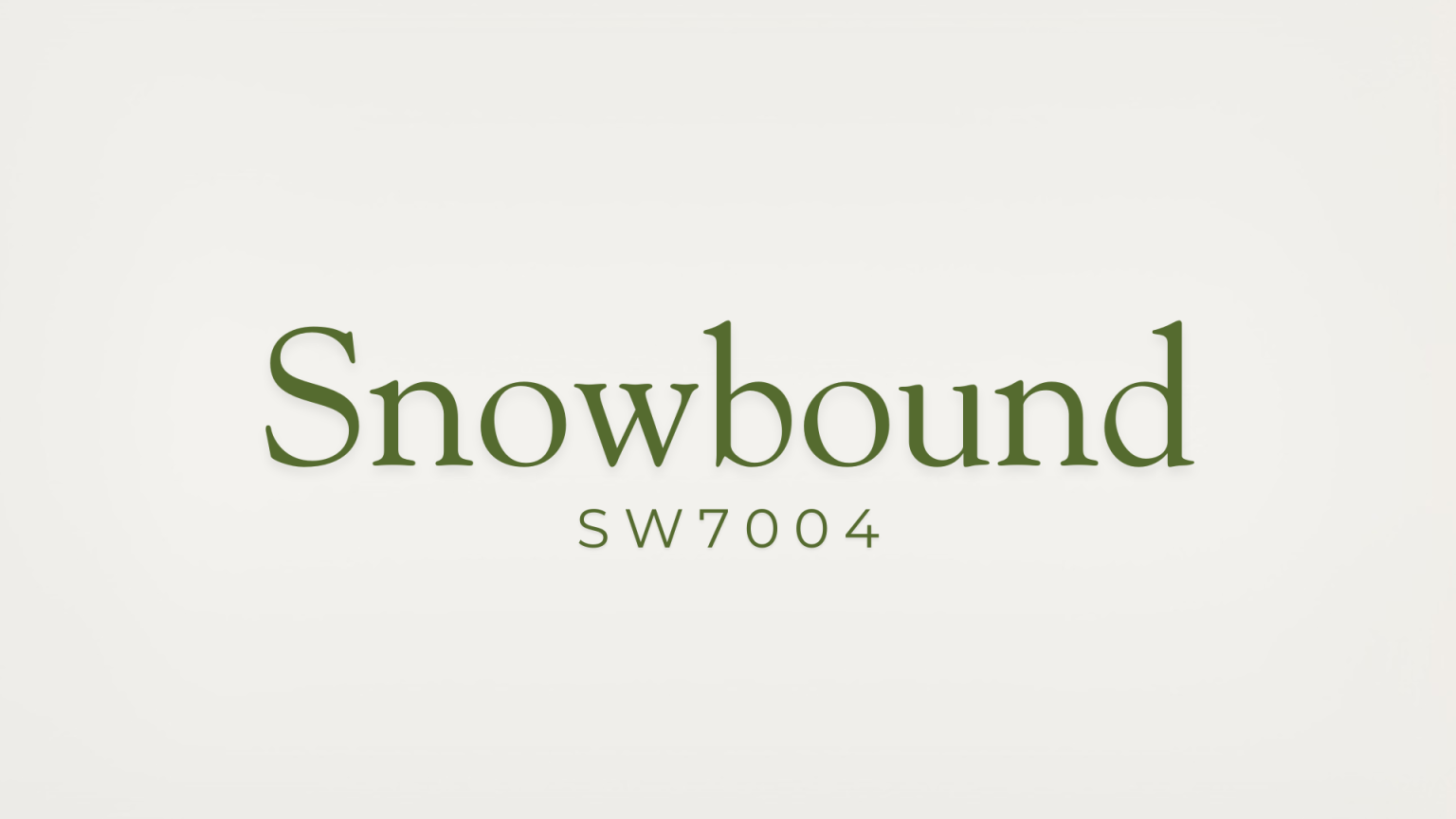 Snowbound Sherwin Williams: A Timeless White